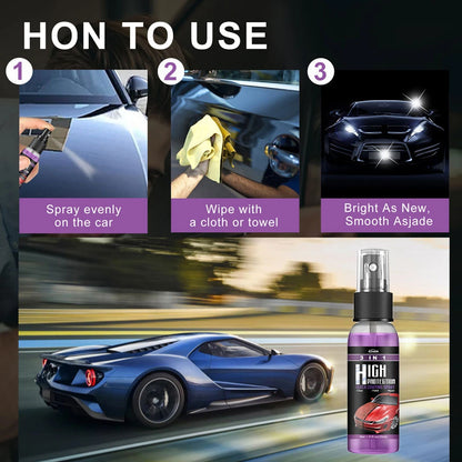 3 In 1 Polishing Spraying Wax 100ml Car Paint Scratch Repair Remover Polishing Paint Coating Agent Body Compound Scratch Repair